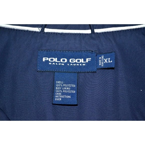 POLO‎ GOLF Ralph Lauren Men's Golf Vest SIZE XL Navy Wachovia Championship - Picture 7 of 7
